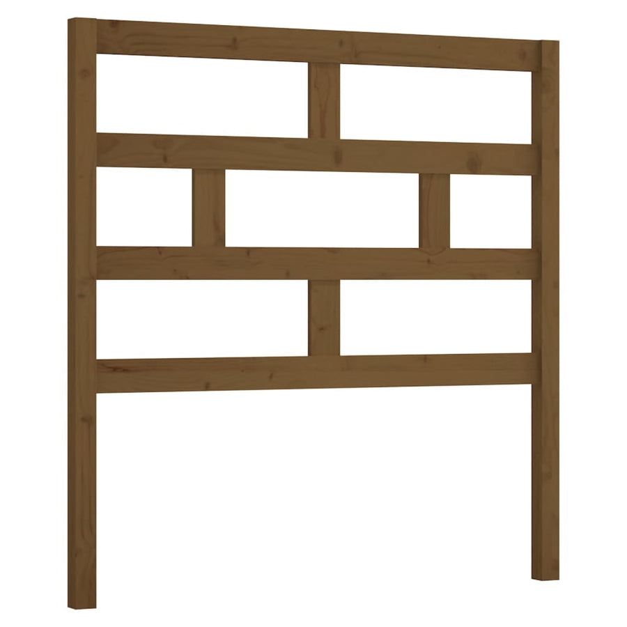 Hoofdbord 06X4X00 Cm Massief Grenenhout 106 x 100 cm Honingbruin