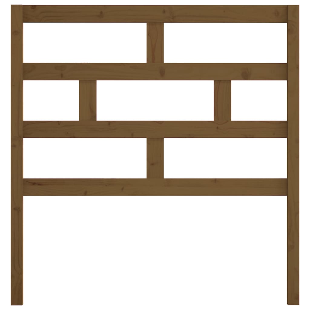 Hoofdbord 06X4X00 Cm Massief Grenenhout 106 x 100 cm Honingbruin
