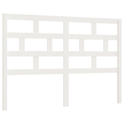 Hoofdbord 26X4X00 Cm Massief Grenenhout 126 x 100 cm Wit