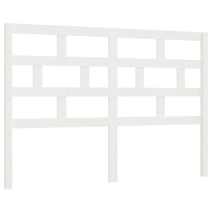 Hoofdbord 4X4X00 Cm Massief Grenenhout 141 x 100 cm Wit