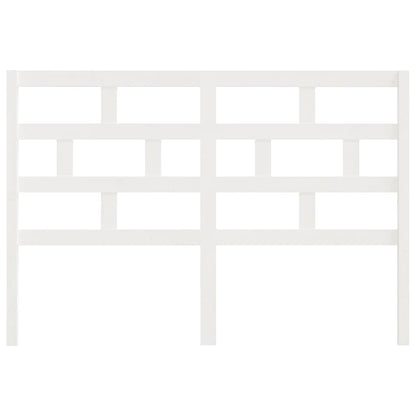 Hoofdbord 4X4X00 Cm Massief Grenenhout 141 x 100 cm Wit