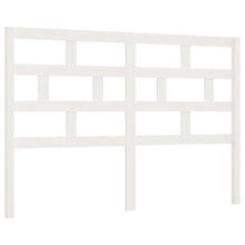Hoofdbord 146x4x100 cm massief grenenhout wit 146 x 100 cm Wit