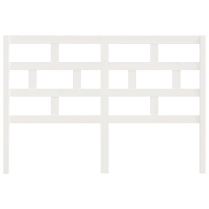 Hoofdbord 146x4x100 cm massief grenenhout wit 146 x 100 cm Wit