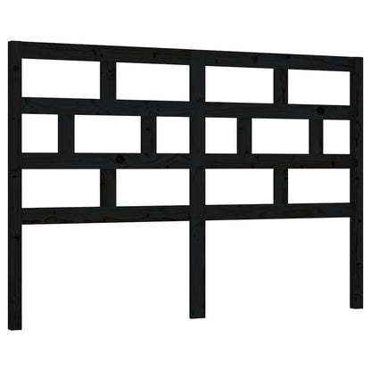 Hoofdbord 56X4X00 Cm Massief Grenenhout 156 x 100 cm Zwart