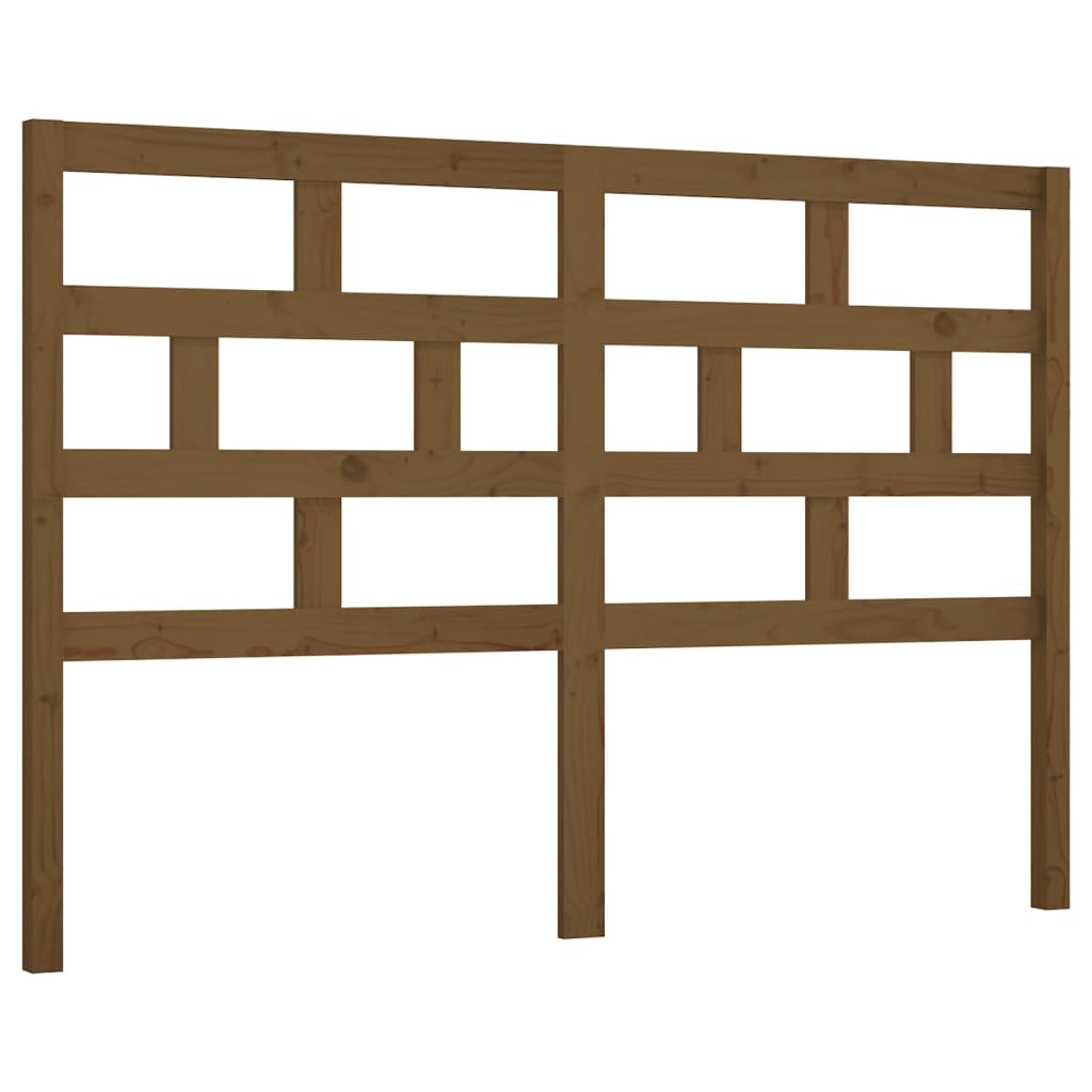 Hoofdbord 66X4X00 Cm Massief Grenenhout 166 x 100 cm Honingbruin
