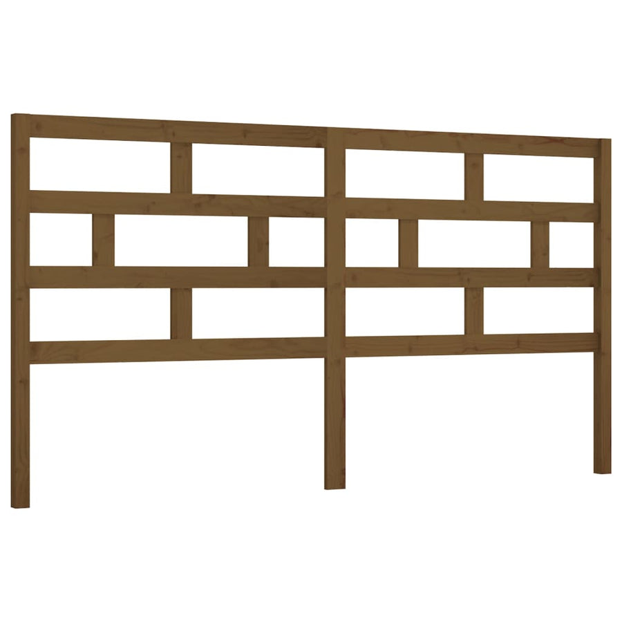 Hoofdbord 86X4X00 Cm Massief Grenenhout 186 x 100 cm Honingbruin
