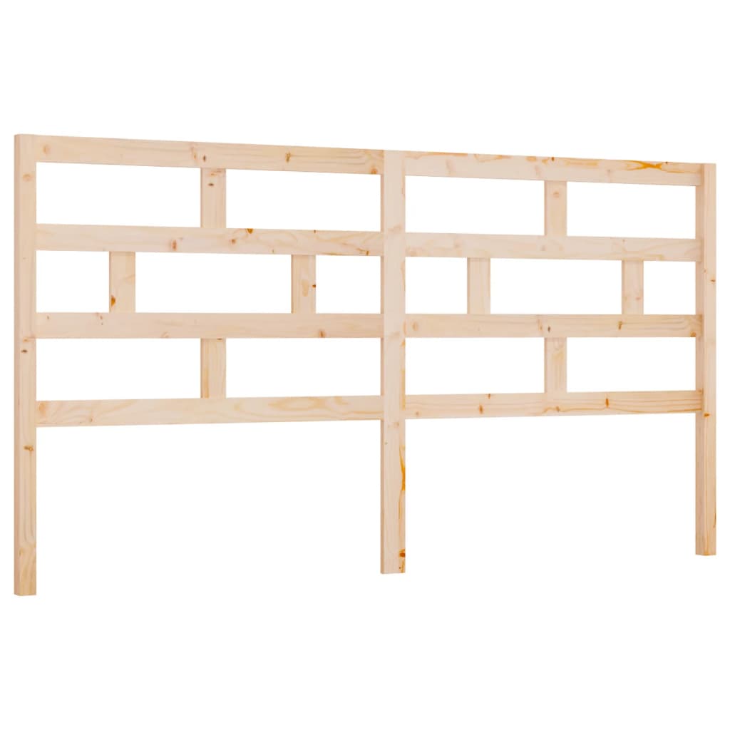 Hoofdbord 206X4X00 Cm Massief Grenenhout 206 x 100 cm Naturel