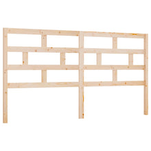 Hoofdbord 206X4X00 Cm Massief Grenenhout 206 x 100 cm Naturel