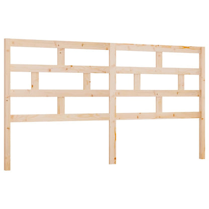 Hoofdbord 206X4X00 Cm Massief Grenenhout 206 x 100 cm Naturel