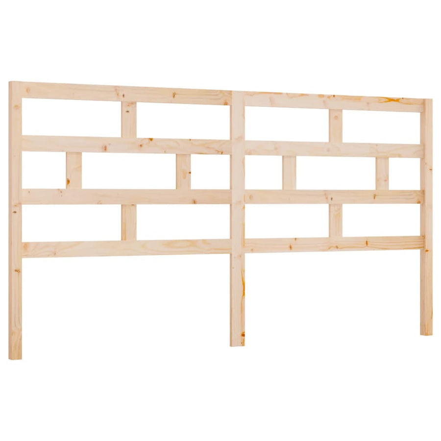 Hoofdbord 206X4X00 Cm Massief Grenenhout 206 x 100 cm Naturel