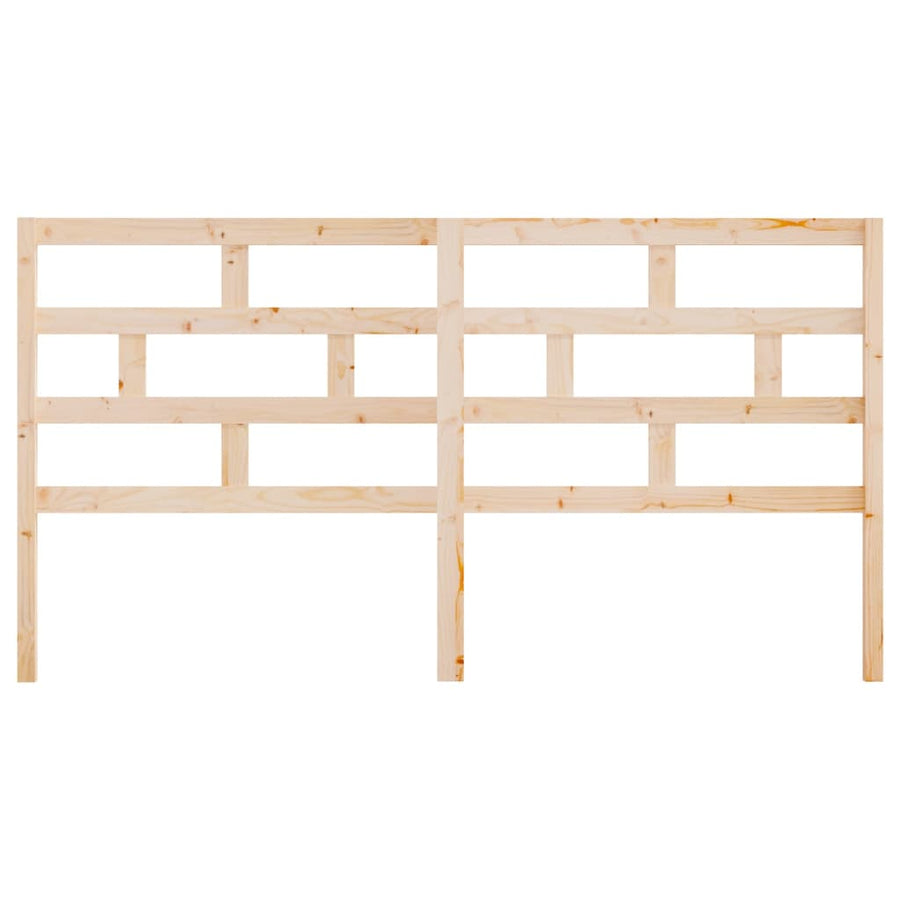 Hoofdbord 206X4X00 Cm Massief Grenenhout 206 x 100 cm Naturel