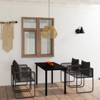 5-piece Garden Set black