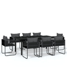 Tuinset Zwart 9 200 cm tafellengte