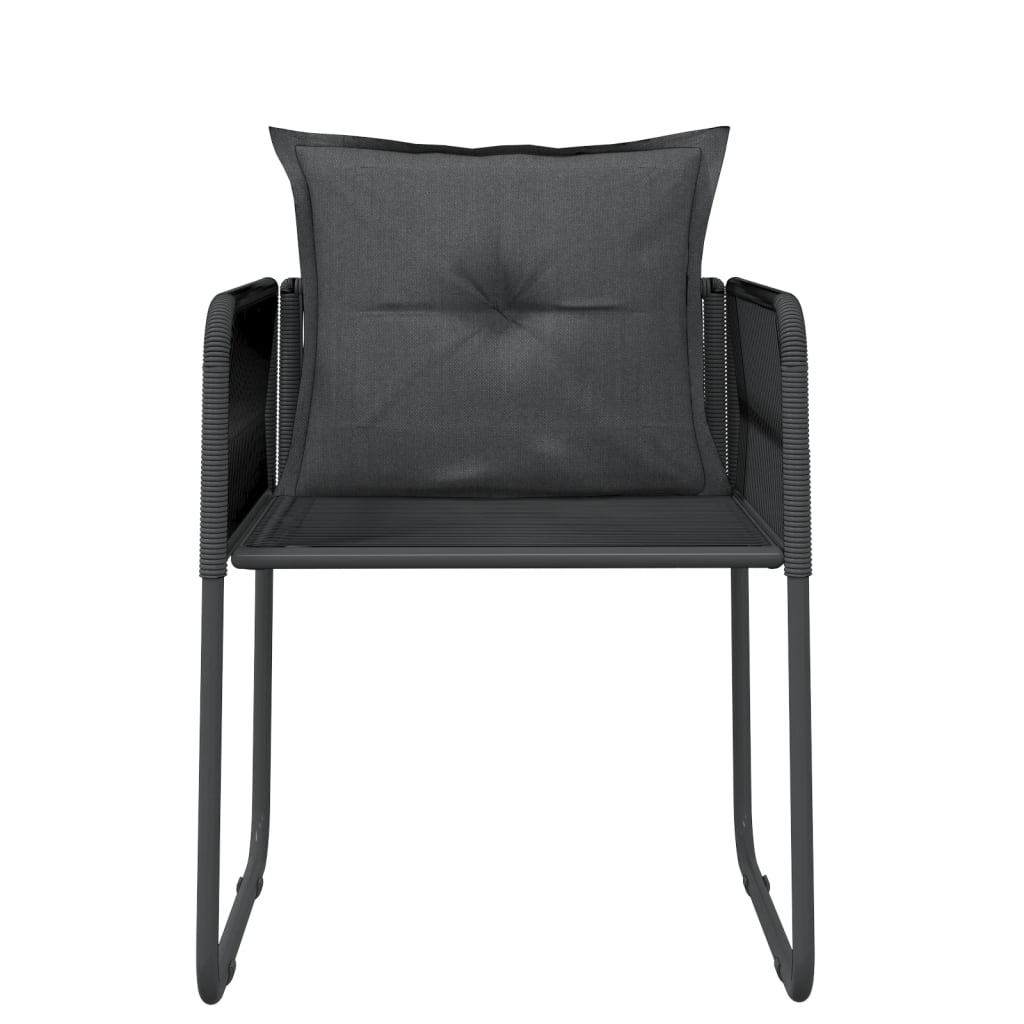 Tuinset Zwart 9 200 cm tafellengte