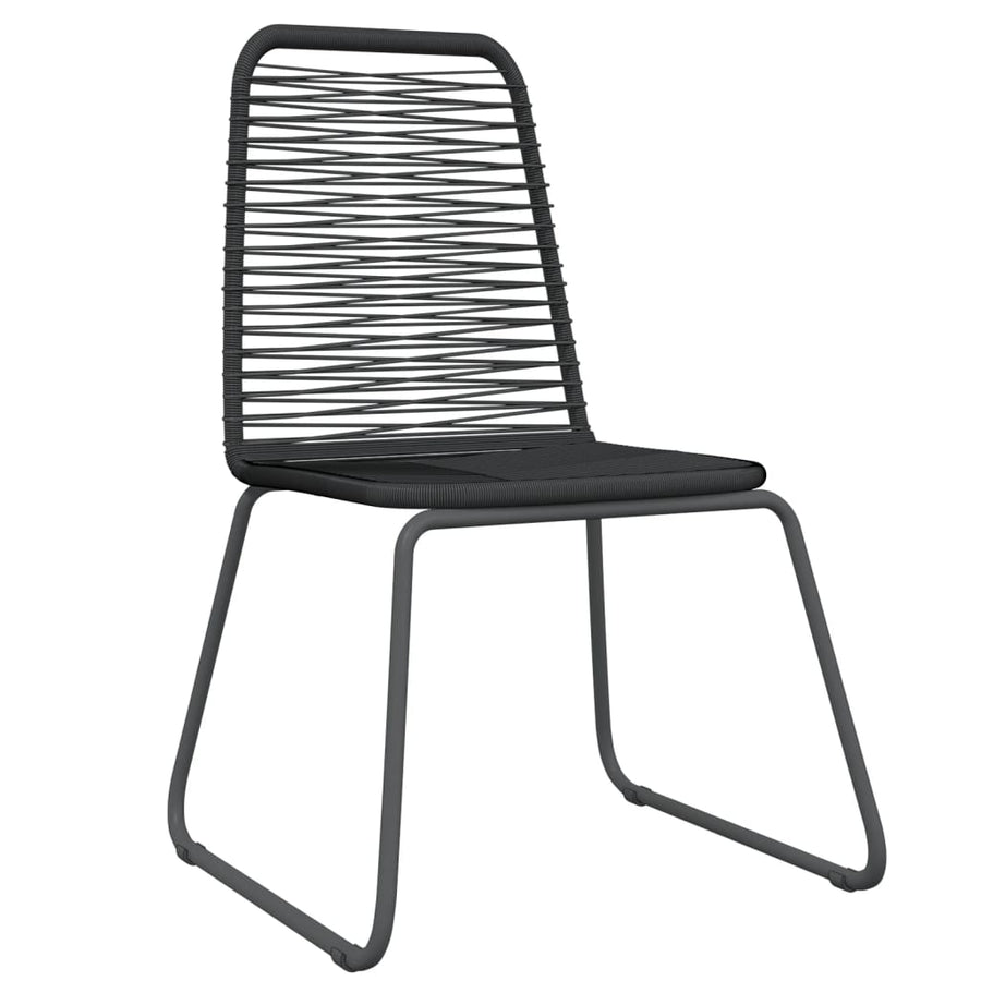 -Delige Tuinset Zwart 3 80 cm tafellengte