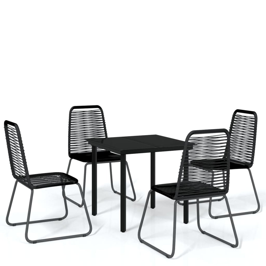 5-Delige Tuinset Zwart 4