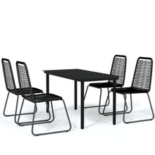 5-Delige Tuinset Zwart 4