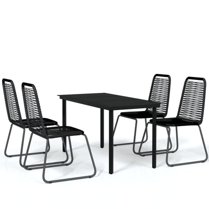 5-Delige Tuinset Zwart 4