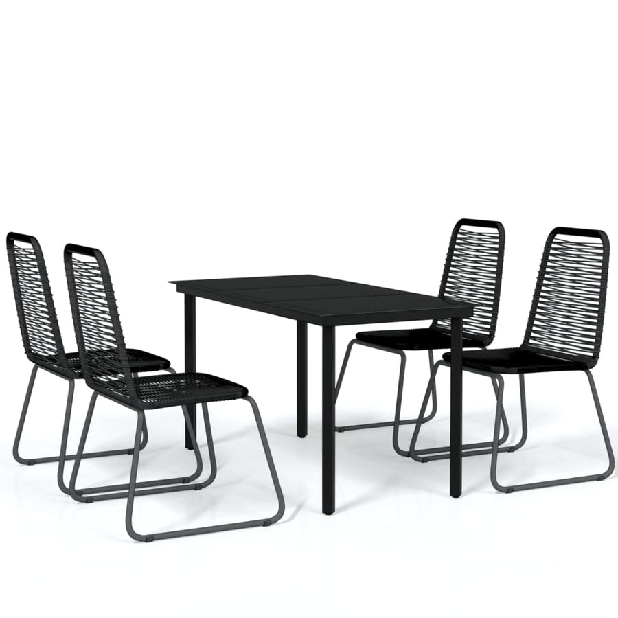 5-Delige Tuinset Zwart 4