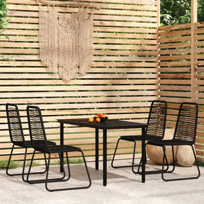 5-Delige Tuinset Zwart 4