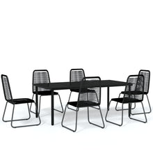7-delige Tuinset zwart