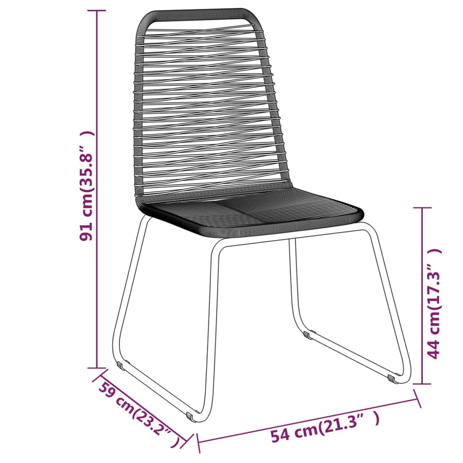 Tuinset Zwart 9