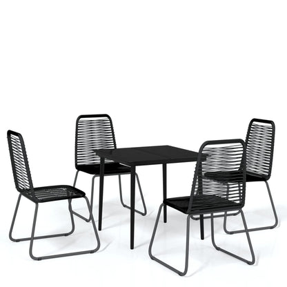 5-Delige Tuinset Zwart 4