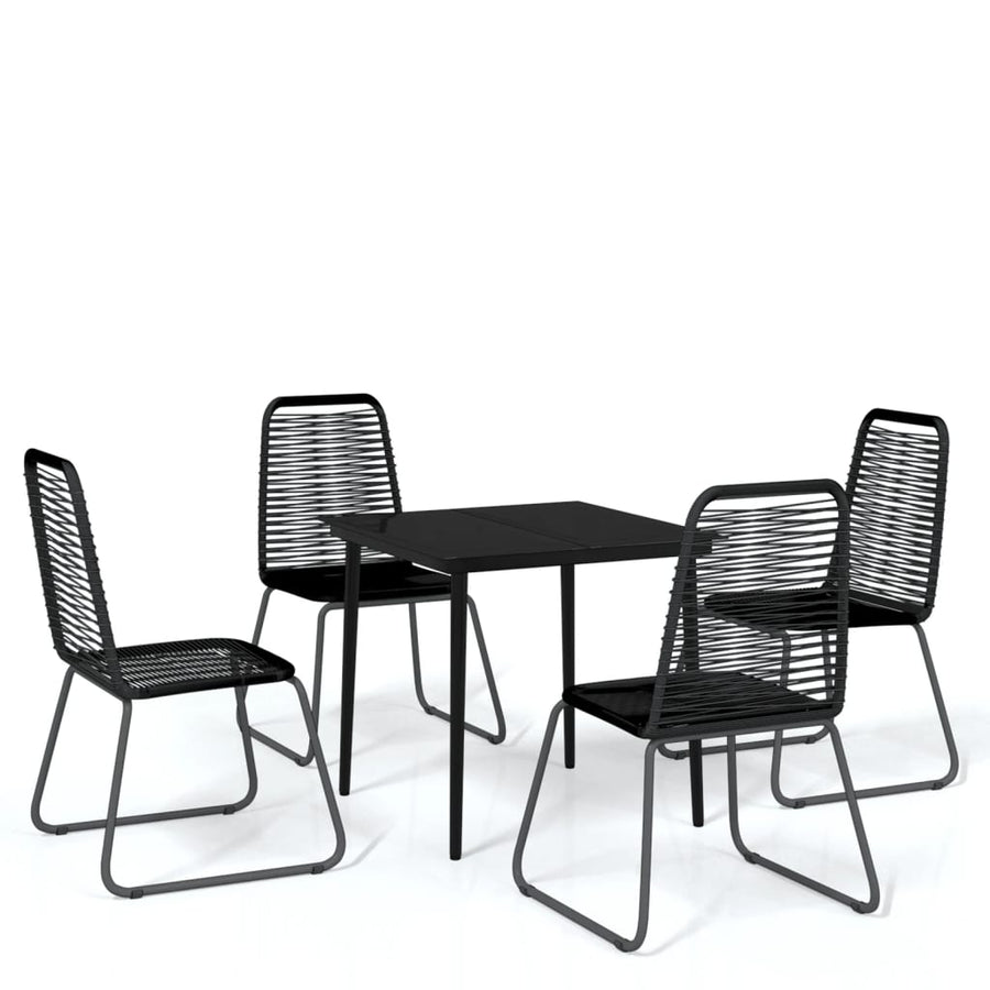 5-Delige Tuinset Zwart 4