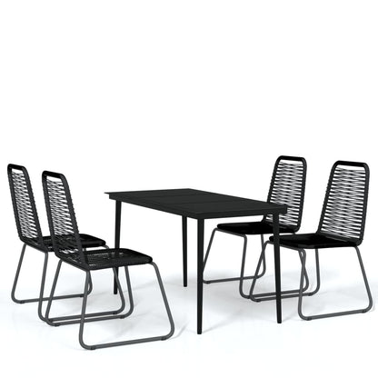 5-Delige Tuinset Zwart 4