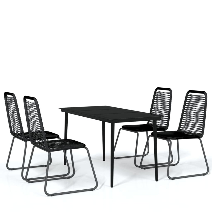 5-Delige Tuinset Zwart 4