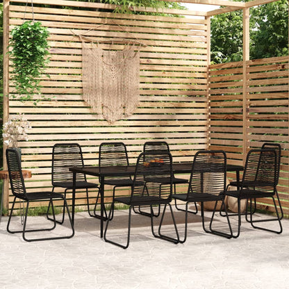 9-delige Tuinset zwart