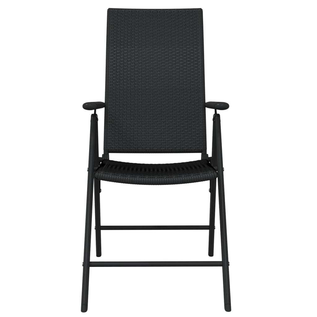 -Delige Tuinset Zwart 3 80 cm tafellengte