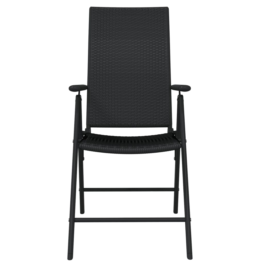 -Delige Tuinset Zwart 5 80 cm tafellengte