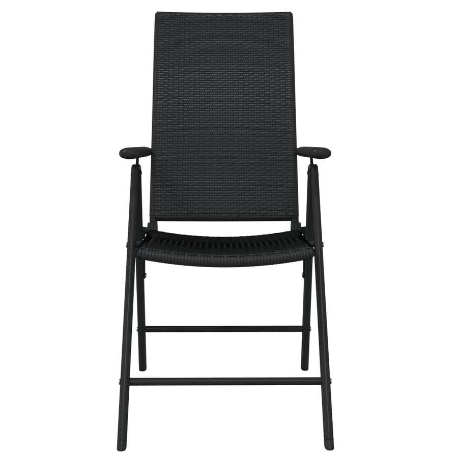 -Delige Tuinset Zwart 5 80 cm tafellengte