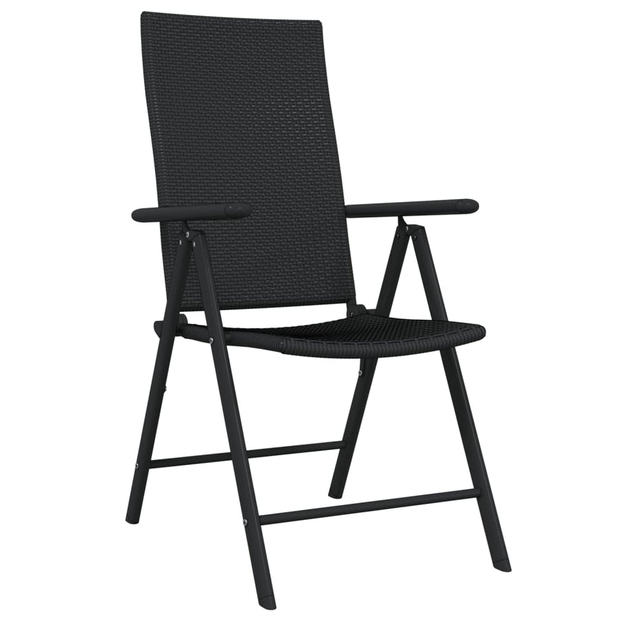 -Delige Tuinset Zwart 3 80 cm tafellengte