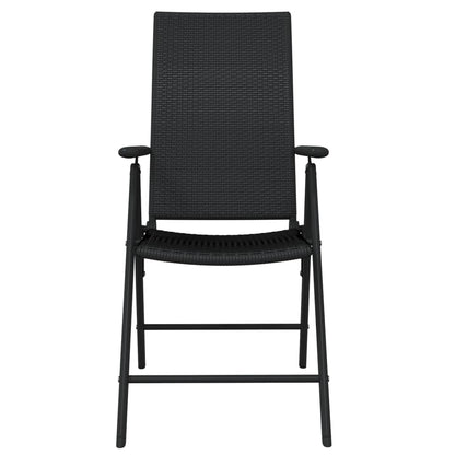 -Delige Tuinset Zwart 3 80 cm tafellengte