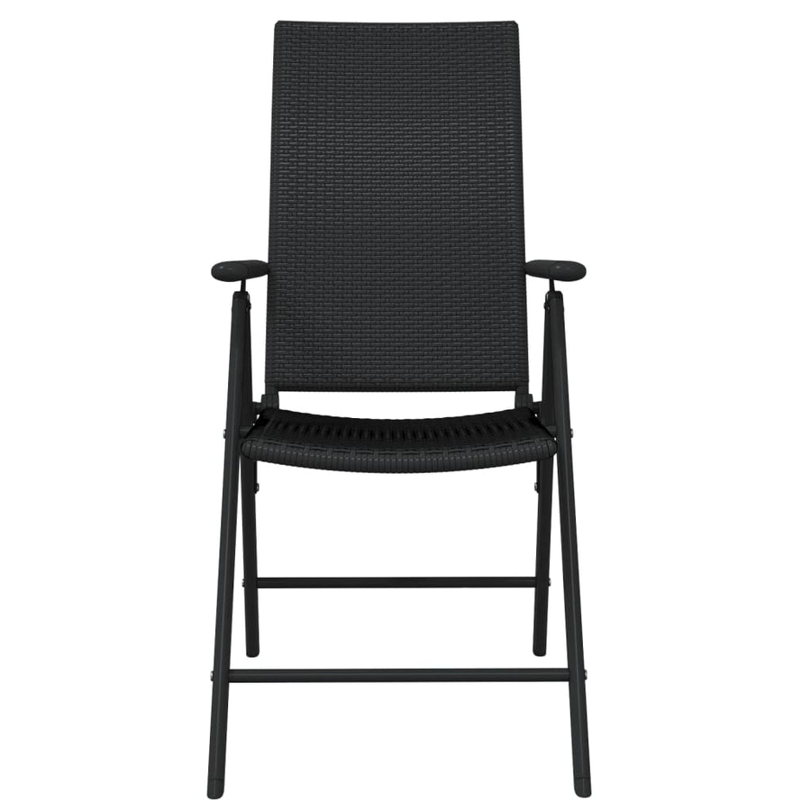 -Delige Tuinset Zwart 5 80 cm tafellengte