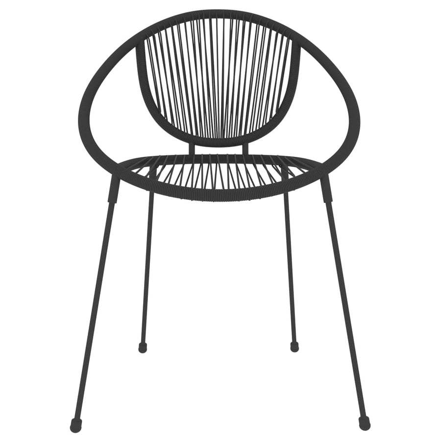 3-Delige Tuinset Zwart 2