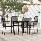 5-piece Garden Set black