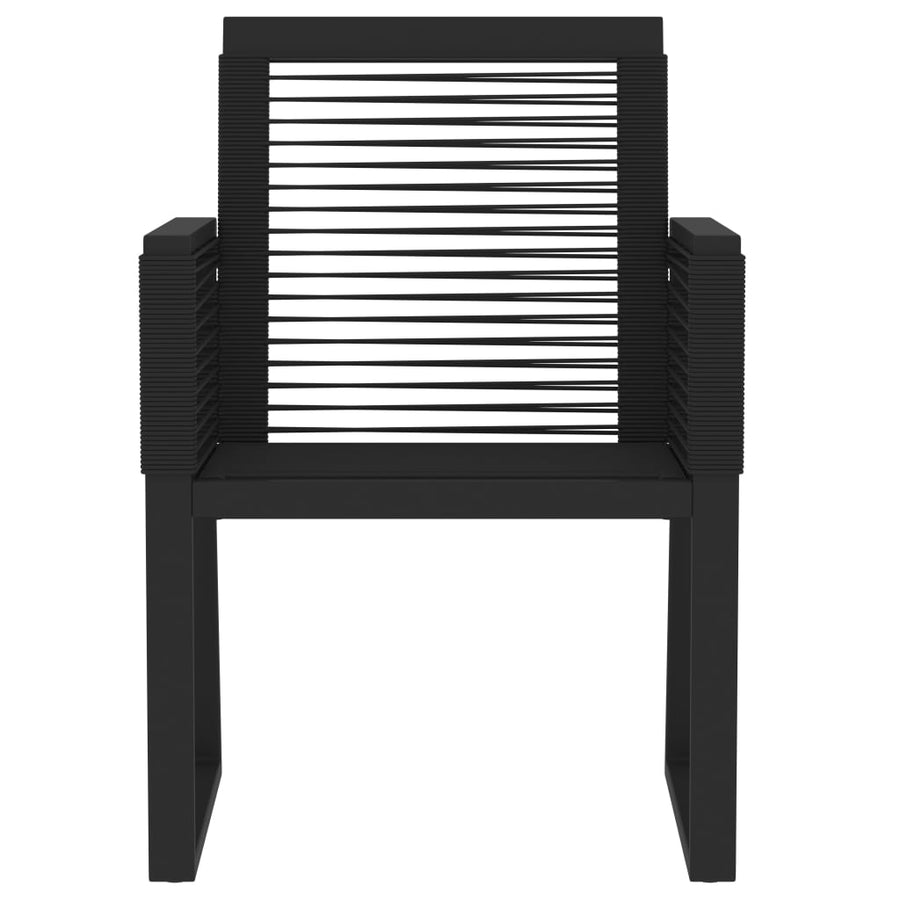 -Delige Tuinset Zwart 5 80 cm tafellengte