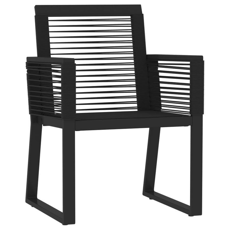 -Delige Tuinset Zwart 7 140 cm tafellengte