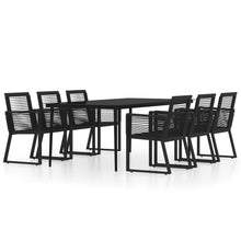 7-delige Tuinset zwart