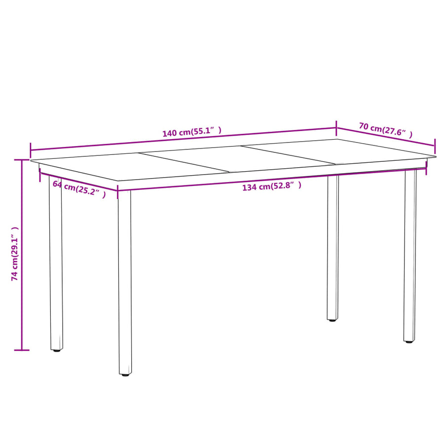 7-Delige Tuinset Kleurig 6