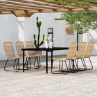 7-Piece Garden Set Colourful 6
