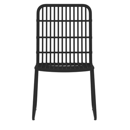 -Delige Tuinset 5 80 cm tafellengte Zwart