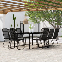 Tuinset 9 200 cm tafellengte Zwart
