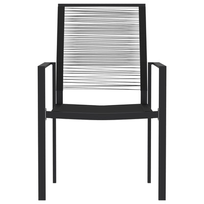-Delige Tuinset Zwart 3 80 cm tafellengte