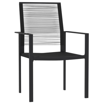 -Delige Tuinset Zwart 5 80 cm tafellengte