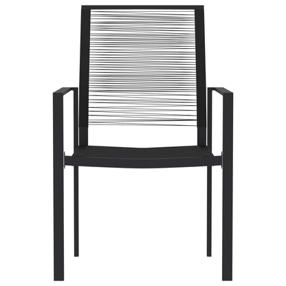 -Delige Tuinset Zwart 3 80 cm tafellengte