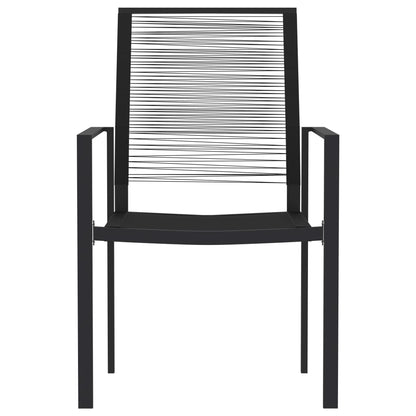 -Delige Tuinset Zwart 5 80 cm tafellengte